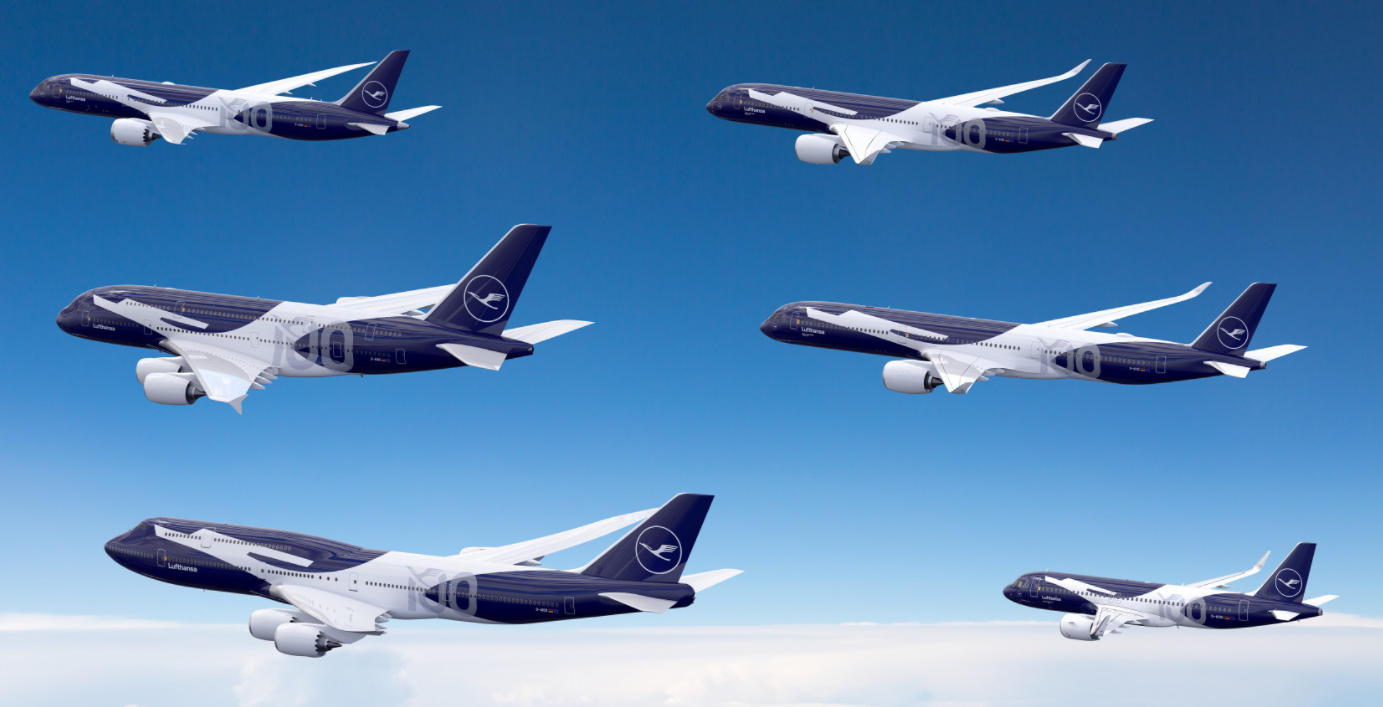 【航空新闻】汉莎航空官宣 2026 年百年纪念机队：鹤徽焕新伴蓝天，多机型携专属涂装致敬百年