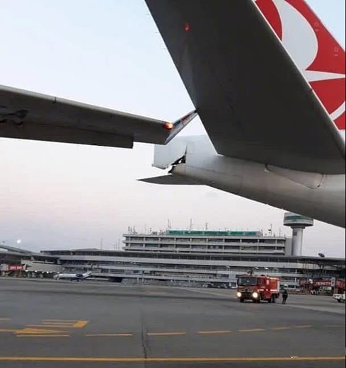 又撞机了 土耳其航空与i一架中东航空的飞机地面相撞