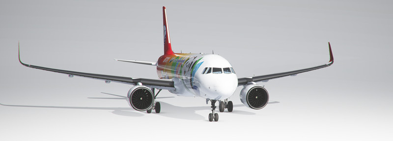【MSFS2020】空客A320NX-川航熊猫彩绘 网盘下载