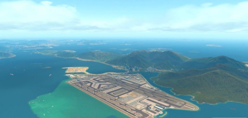 香港赤鱲角机场地景截图1
