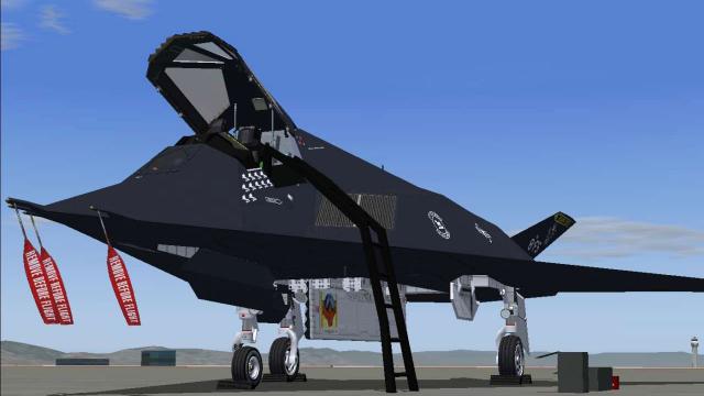 F-117A夜鹰隐身攻击机